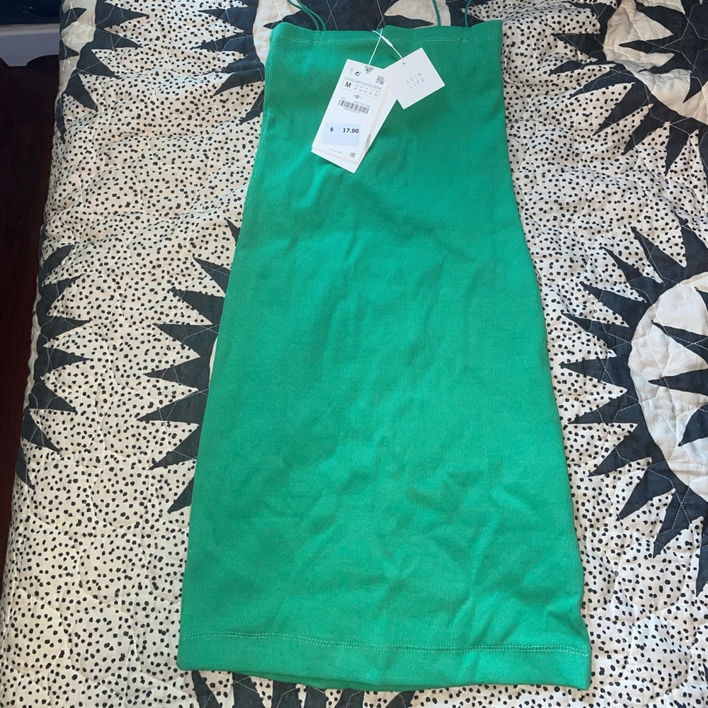 Zara bodycon green dress